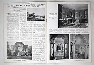 Original Issue of Country Life Magazine Dated June 9th 1944, with a Main Feature on Asgill House,...