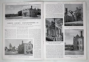 Original Issue of Country Life Magazine Dated June 30th 1944, with a Main Feature on Greys Court,...