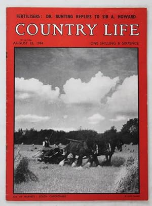 Original Issue of Country Life Magazine Dated August 18th 1944, with a Main Feature on Harvington...