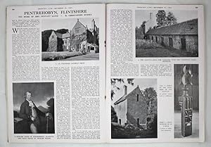 Original Issue of Country Life Magazine Dated October 15th 1943, with a Main Feature on Pentrehob...