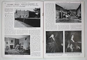 Original Issue of Country Life Magazine Dated November 12th 1943, with a Main Feature on Gunby Ha...