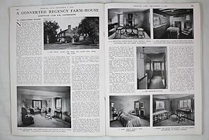 Original Issue of Country Life Magazine Dated December 3rd 1943, with a Main Feature on Kempwood,...