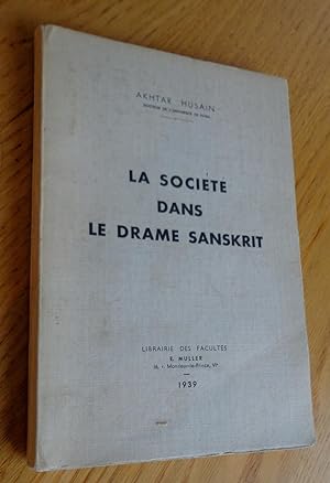 La société dans le drame sanskrit