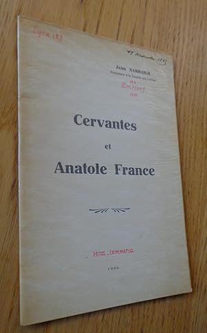 Cervantes et Anatole France