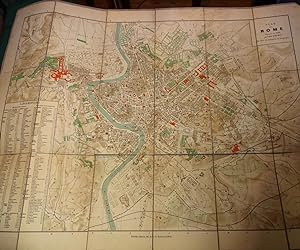 [Map of Rome]. Plan de Rome dresse en 1888 par labbe H. Nicole, Membre de la Societe de Geographe.