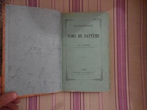 Dictionnaire des noms de baptême.