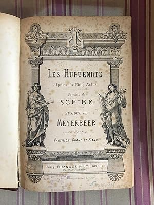 Les huguenots-Opéra en cinq actes.