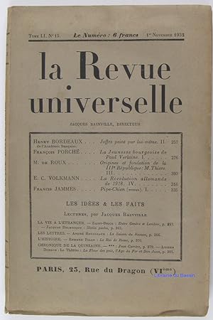 La Revue Universelle N°15