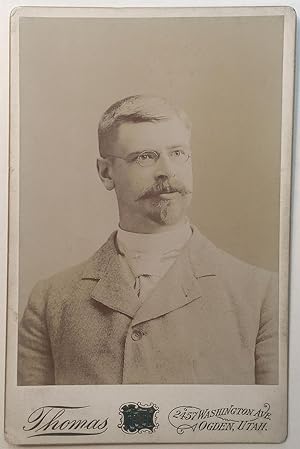 Rare Signed Cabinet Card While in Utah