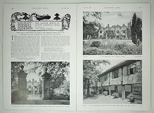 Original Issue of Country Life Magazine Dated May 23rd 1931, with a Main Feature on The Manor Hou...