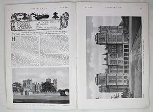 Original Issue of Country Life Magazine Dated December 8th 1928 with a Main Feature on Hardwick H...