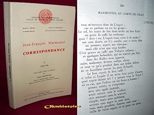 CORRESPONDANCE [ Jean-Francois Marmontel correspondance ] ------------ TOME 2 , 1781-1799