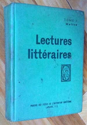 Lectures littéraire, tome I (volume I): narrations, fables, descriptions, portraits, poésies légè...