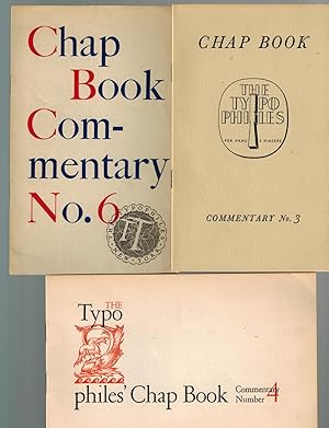 Collection of Typophile Chap Book Commentaries 1940-1945