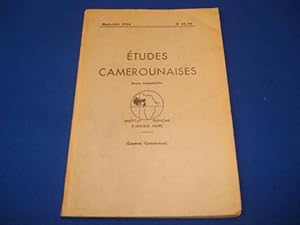 Etudes Camerounaises. Mars Juin . N° 43-44