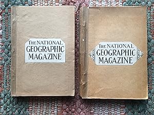 NATIONAL GEOGRAPHIC MAGAZINES, (4) MAY, JUNE, JULY , AUGUST, 1929. BOUND IN ONE VOLUME