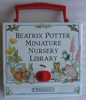 Beatrix Potter Miniature Nursery Library: book 1: "A First Peter Rabbit Book", book 2: "Peter Rab...