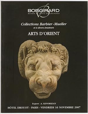 Archéologie. Arts d'Orient. Collections Barbier-Mueller et à divers amateurs.