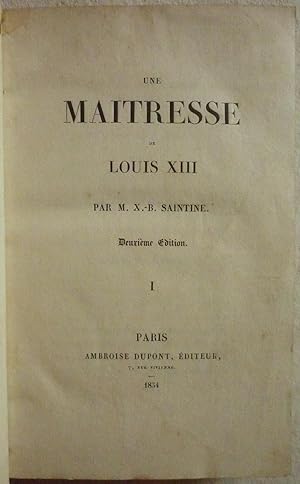 Une maitresse de Louis XIII