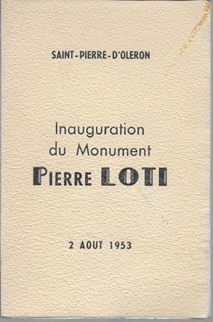 Saint-Pierre d'Oléron. Inauguration du Monument Pierre Loti