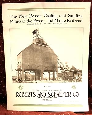 THE NEW BOSTON COALING AND SANDING PLANTS OF THE BOSTON AND MAINE RAILROAD