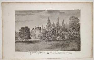 Westcotes, inscribed to Walter Ruding, Antique Engraving
