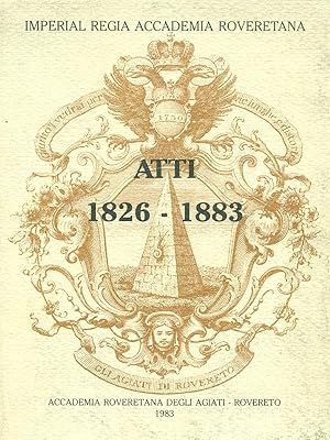 Atti 1826 - 1883