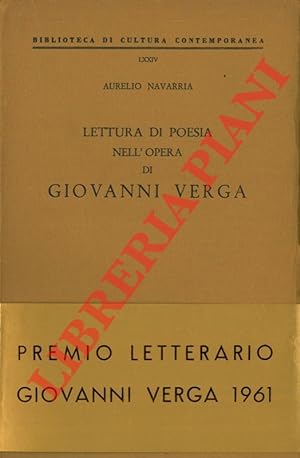 Lettura di poesia nell'opera di Verga.