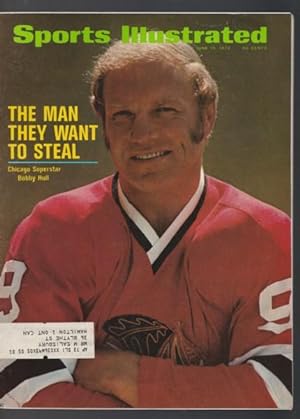 Sports Illustrated - June 19, 1972 - Bobby Hull Chicago Blackhawks - The Man They Want to Steal -...