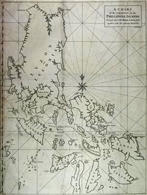 A Chart of the Channel in the Philippine Islands through which the Manila Galeon Passes togheter ...