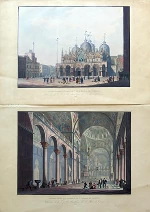 Esterno dellI.R. Basilica di San Marco di Venezia / Extérieur de la I. et R. Basilique de S. Mar...