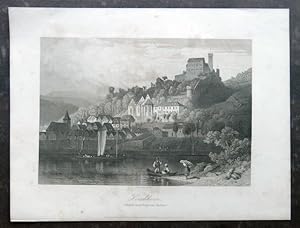 Hirschhorn (Stadt und Burg am Neckar).