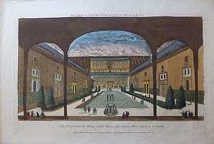 Vue perspective du Palais et des Bains, des anciens Rois mores, a Grenade.