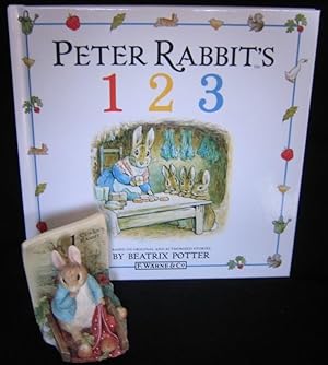 Grouping: " Peter Rabbit's 1 2 3" with "Curious Rabbit" (features # 1) 3 1/4" figurine # 269443 b...