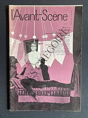 L'AVANT-SCENE THEATRE-N°207-1 NOVEMBRE 1959-MASCARIN-LE CONFISEUR