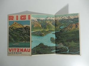 Rigi - Vitznau. Lucerne. Suisse. (Pieghevole pubblicitario turistico)