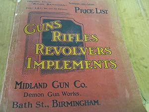 Guns Rifles Revolvers Implements Midland Gun Co. Price List