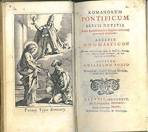 Romanorum Pontificum brevis notitia ritus ecclesiasticos a singulis institutos praecipue declaran...