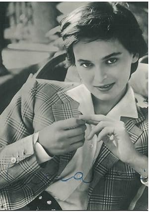 Fotografia originale degli anni '60 con firma autografa dell'attrice