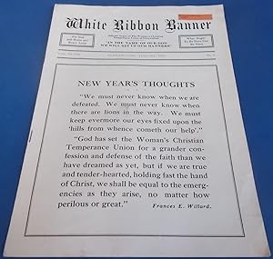 White Ribbon Banner (January 1936): Official Organ of The Woman's Christian Temperance Union of C...