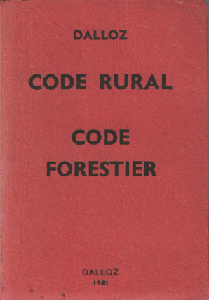 Code rural / code forestier 1981
