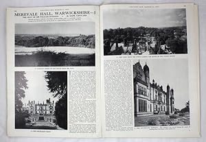 Original Issue of Country Life Magazine Dated March 13th 1969, with a Main Feature on Merevale Ha...