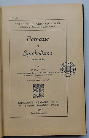 PARNASSE et SYMBOLISME (1850-1900)
