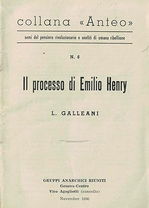 Il processo di Emilio Henry