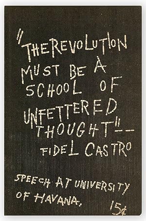 "The Revolution Must Be A School of Unfettered Thought": Speech At University of Havana [Cover Ti...