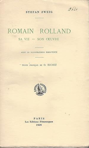 Romain Rolland Sa Vie - Son Oeuvre, 10 Illustrations