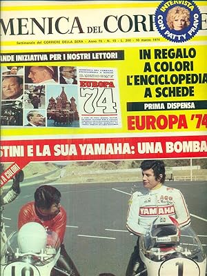Domenica del corriere 10 marzo 1974 - Anno 76 - N. 10