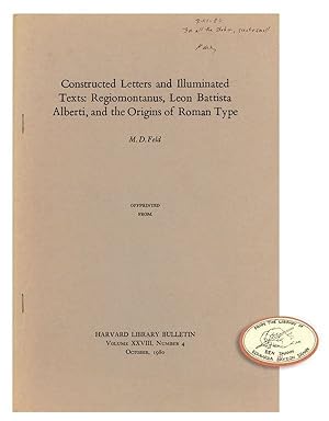 Constructed Letters and Illuminated Text: Regiomontanus, Leon Battista Alberti, and the Origins o...