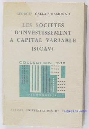 Les sociétés d'investissement à capital variable (Sicav)