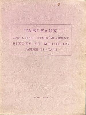 Tableaux, Objets D'Art D'Extreme-Orient Sieges Et Meubles Tapisseries - Tapis;